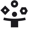 Juggling person icon